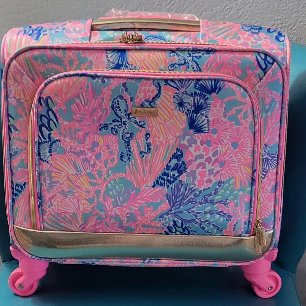 Lilly Pulitzer Rolling Carry On Luggage